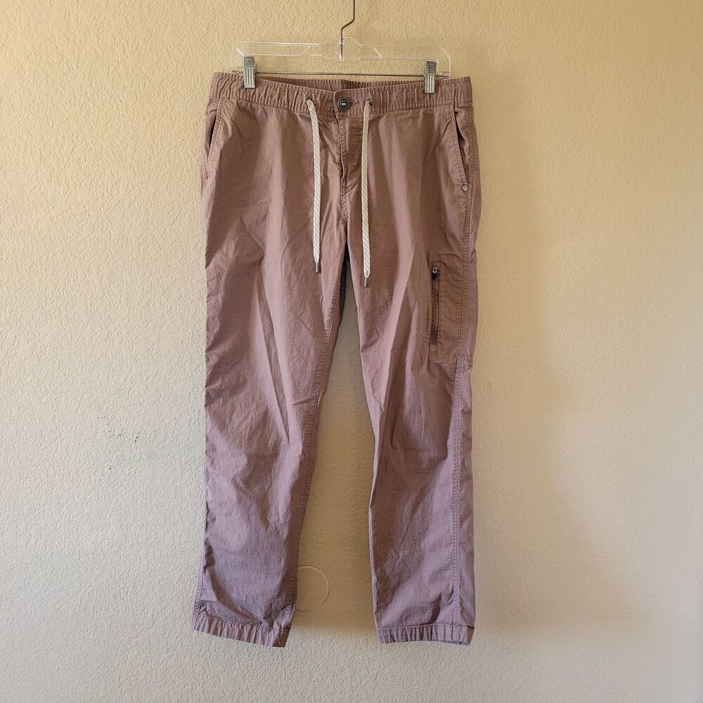 Vuori Ripstop Pants Womens Large Terracota Pink Performance Stretch Casual Vw401